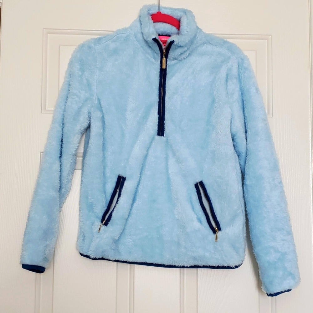 Lilly Pulitzer Skipper Sherpa Popover